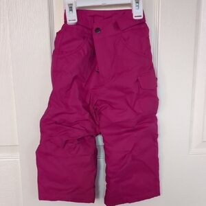Columbia Kids Fuchsia Snow Pants